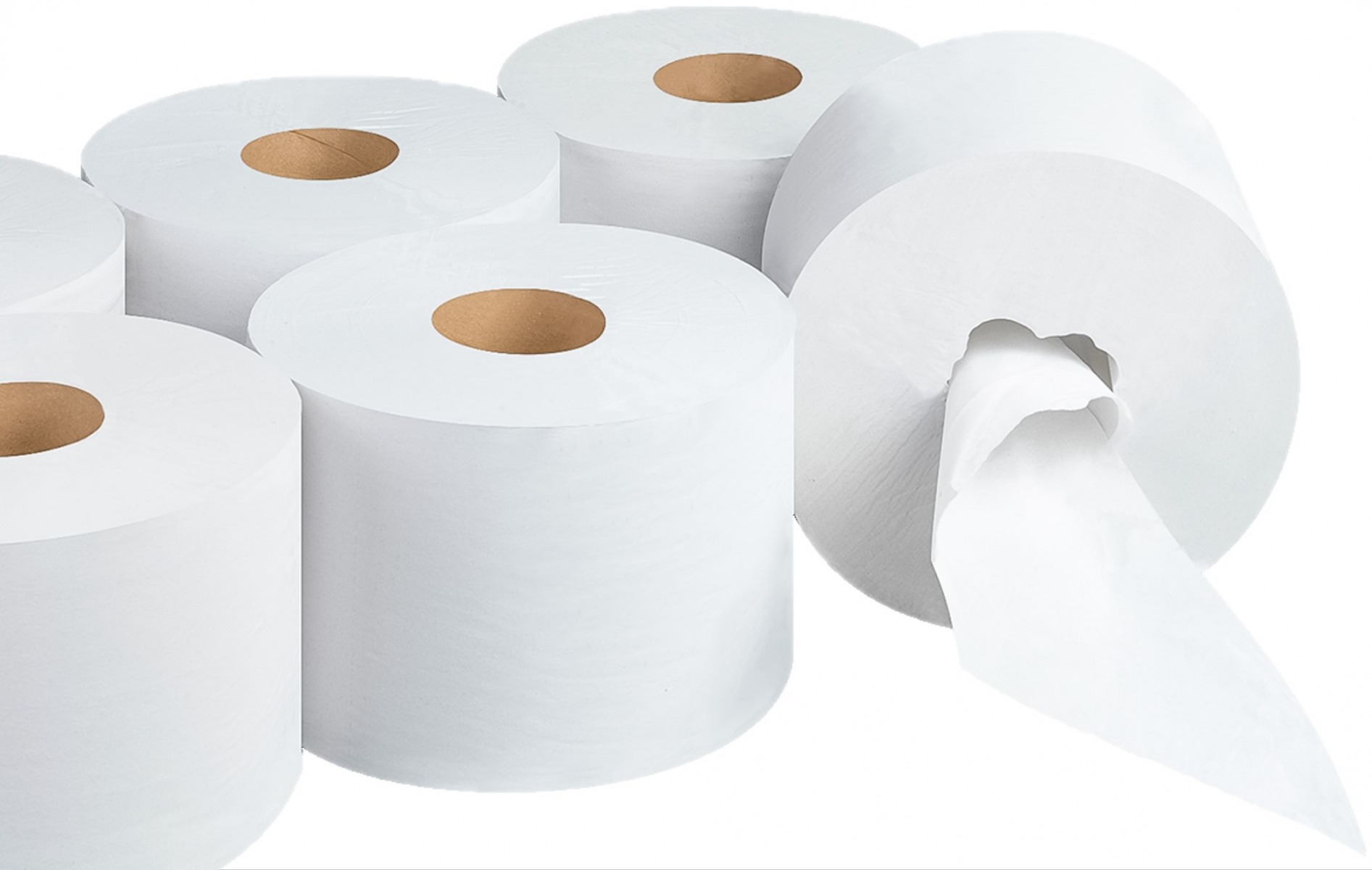 JUMBO Toilettenpapier, 2-lagig, 1360 Blatt – 100% Zellulose, Center-Feed